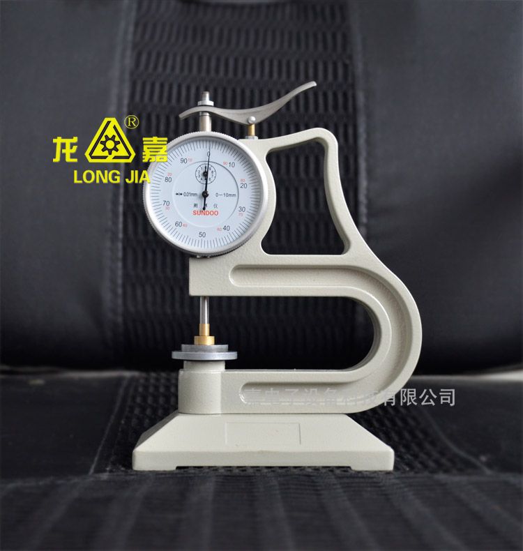 Rubber multi-head thickness tester